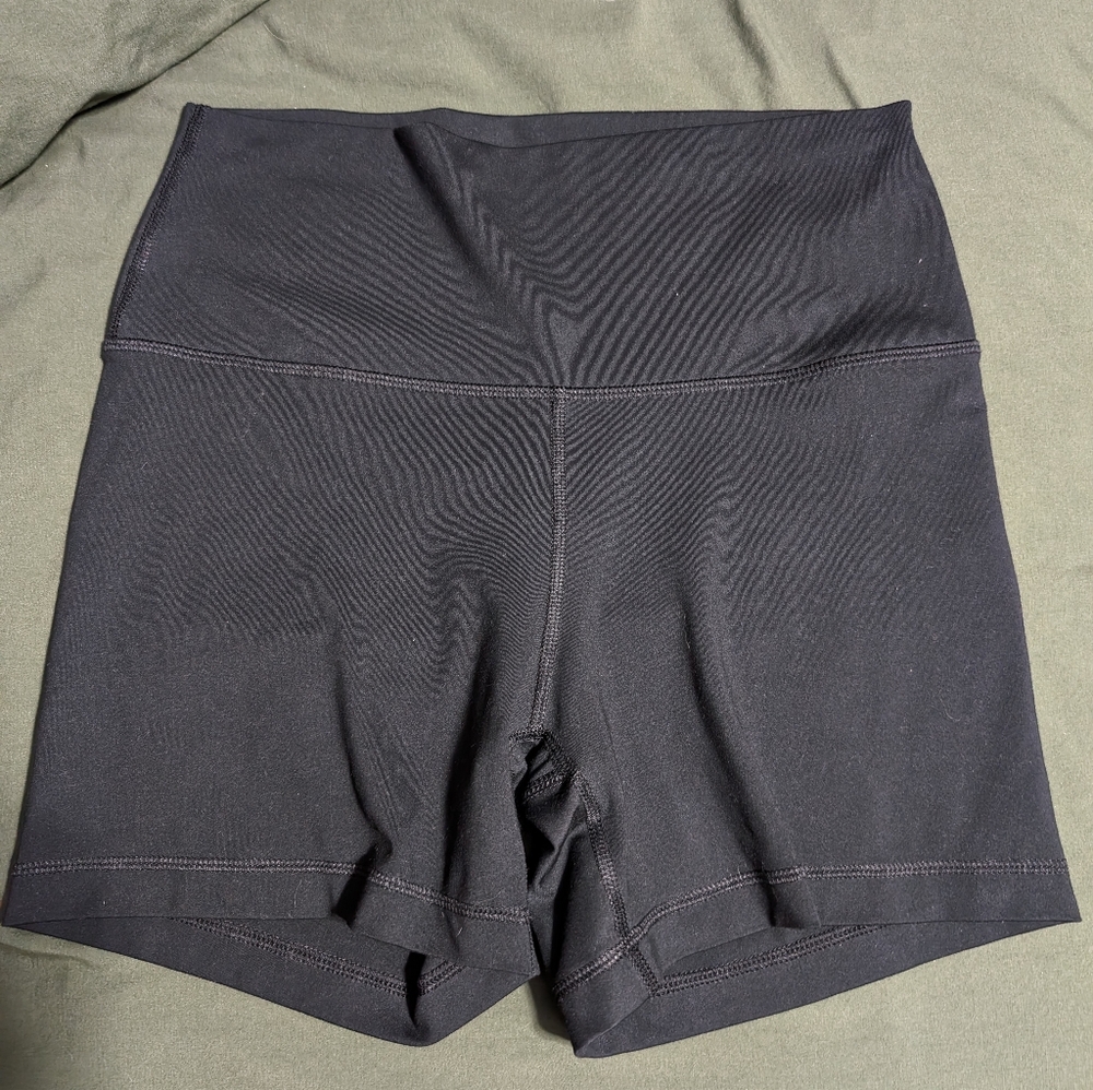 90 Degree By Reflex Women's Black Bike Shorts 5"